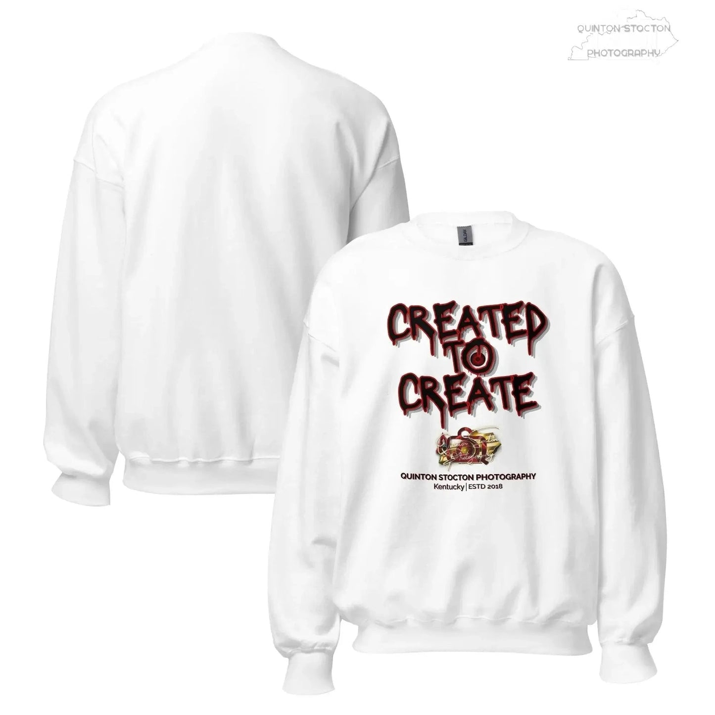 Printful Quinton Stocton Photography Created To Create DTFlex Sweatshirt Vivid Color - Apparel & Accessories > Clothing > Activewear > Activewear Sweatshirts & Hoodies Sweatshirt-