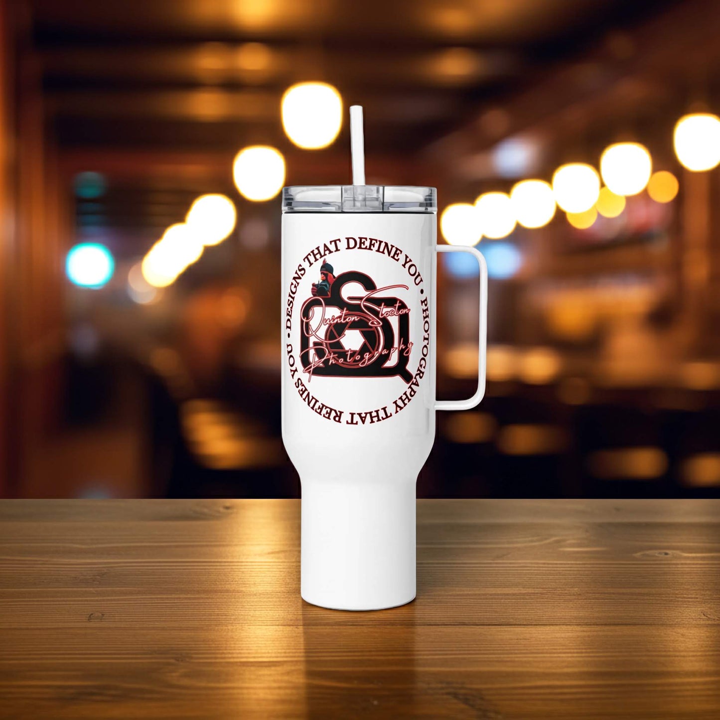 Designs that define you - Travel mug with a handle