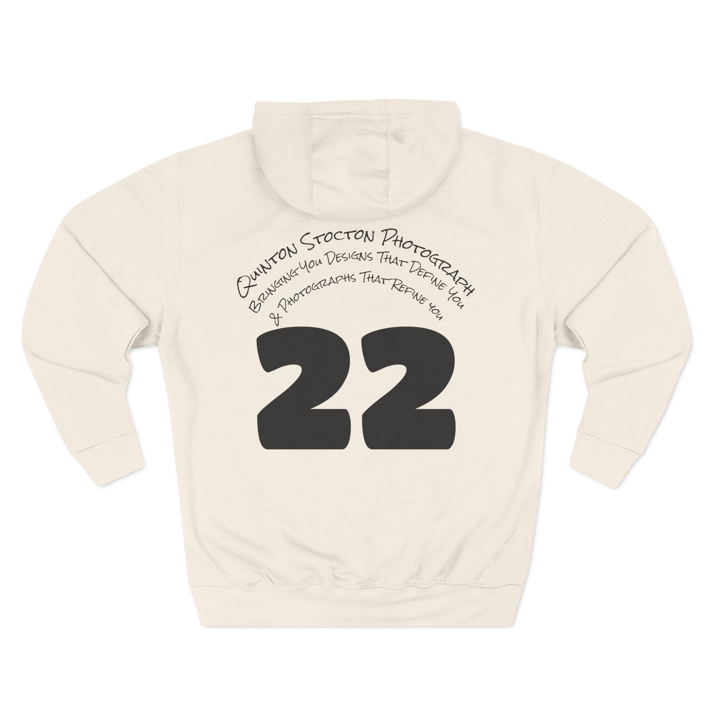 Quinton Stocton Photography Cardinal Crown Logo Hoodie – DTFlex Graphic Pullover