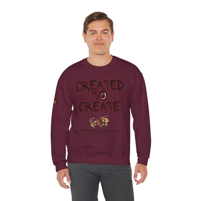 Created to Create Sweatshirt by Quinton Stocton Photography – DTFlex Graphic Sweatshirt