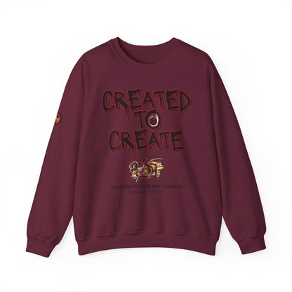 Created to Create Sweatshirt by Quinton Stocton Photography – DTFlex Graphic Sweatshirt