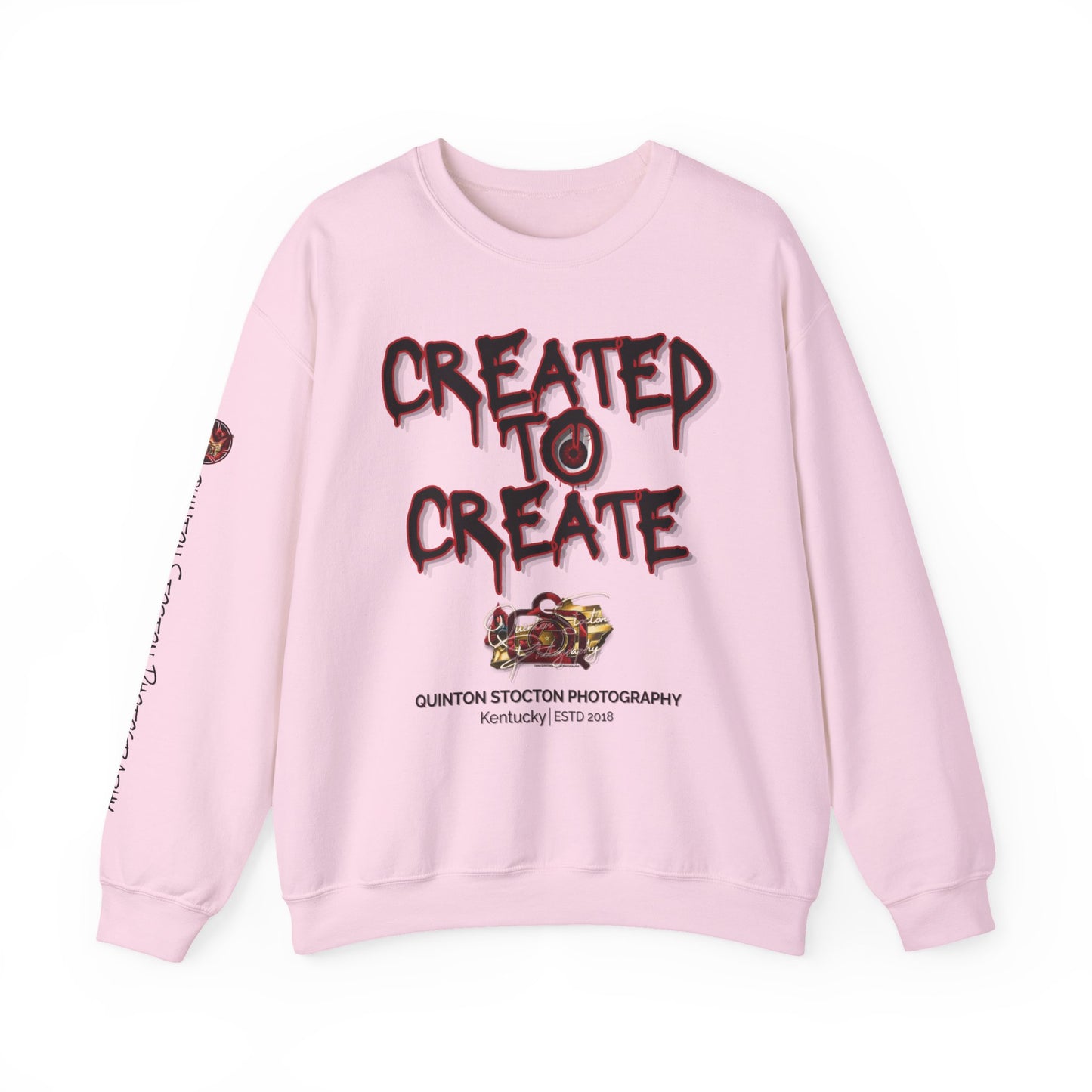 Created to Create Sweatshirt by Quinton Stocton Photography – DTFlex Graphic Sweatshirt