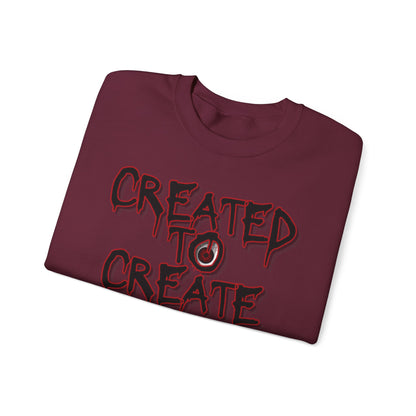 Created to Create Sweatshirt by Quinton Stocton Photography – DTFlex Graphic Sweatshirt