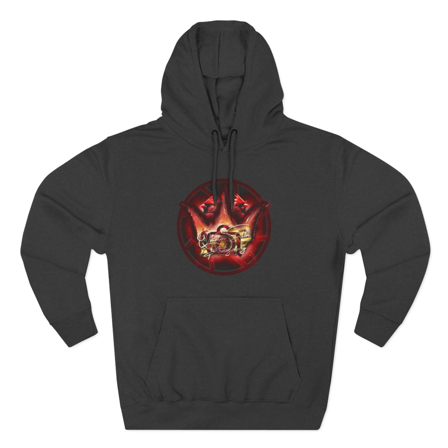 Quinton Stocton Photography Cardinal Crown Logo Hoodie – DTFlex Graphic Pullover