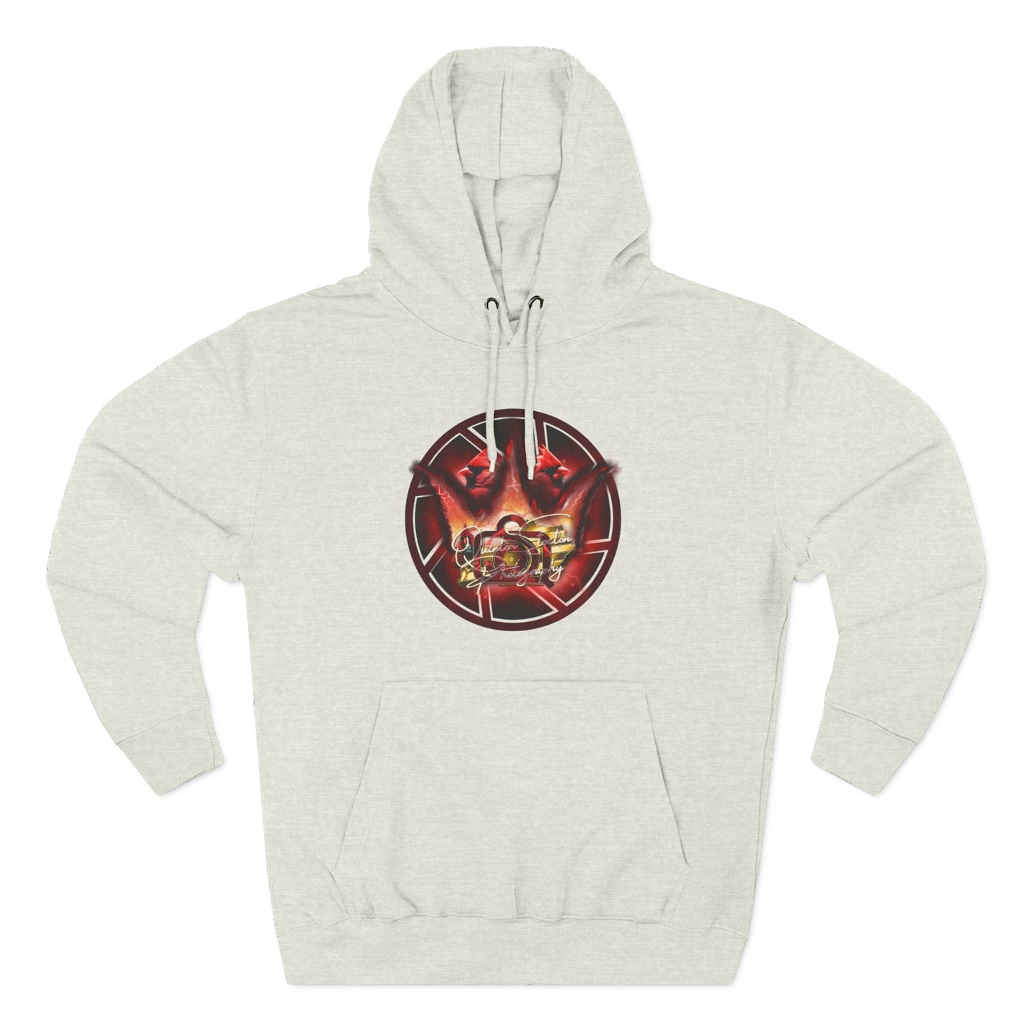 Quinton Stocton Photography Cardinal Crown Logo Hoodie – DTFlex Graphic Pullover