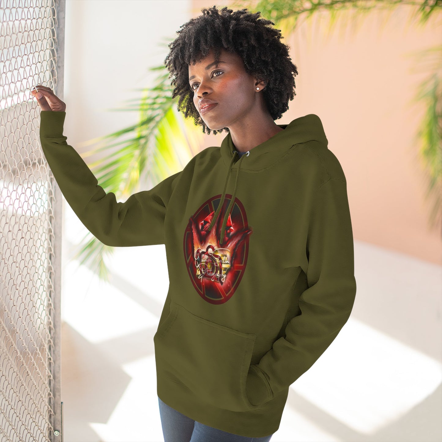 Quinton Stocton Photography Cardinal Crown Logo Hoodie – DTFlex Graphic Pullover
