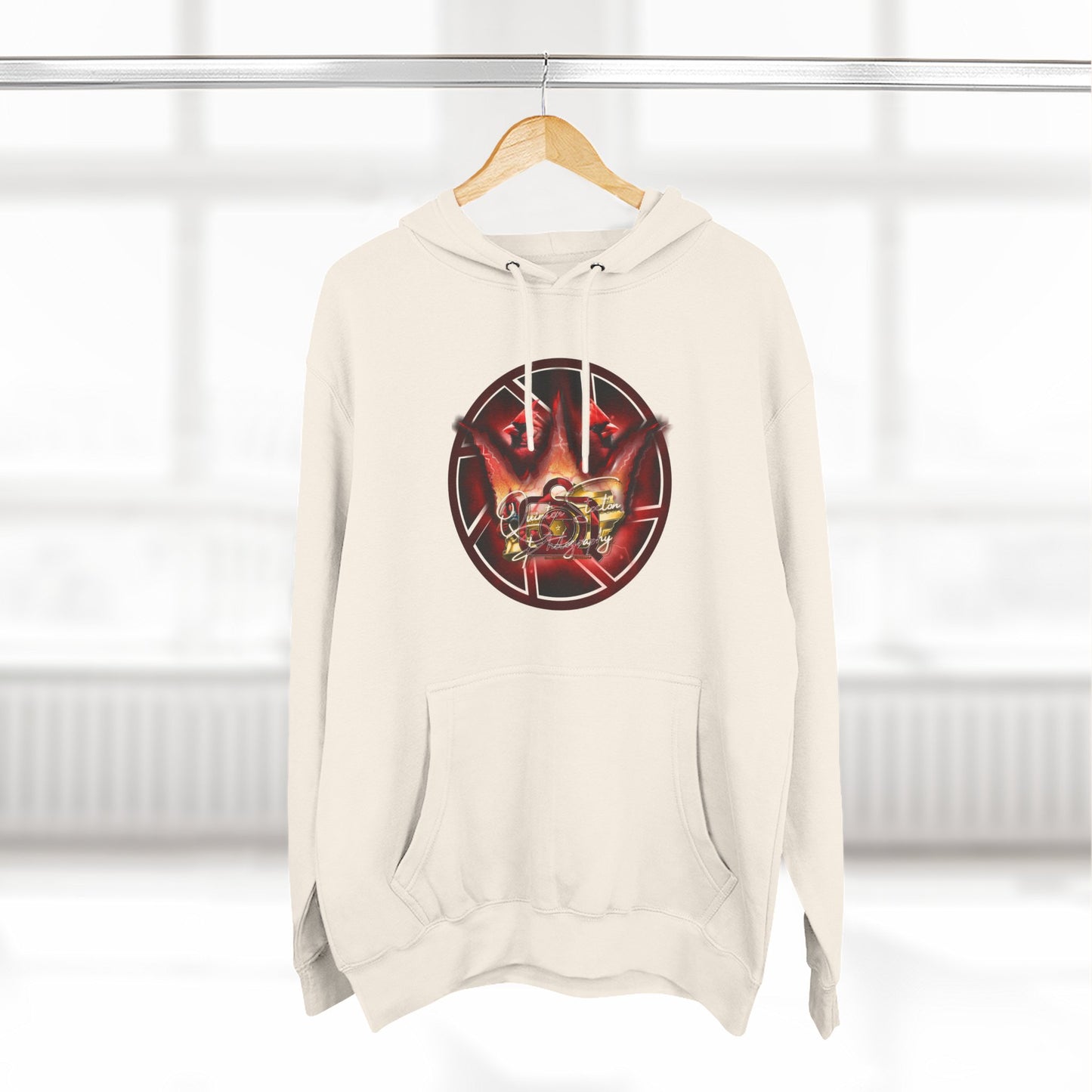 Quinton Stocton Photography Cardinal Crown Logo Hoodie – DTFlex Graphic Pullover