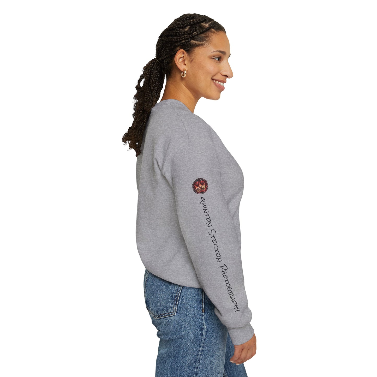 Created to Create Sweatshirt by Quinton Stocton Photography – DTFlex Graphic Sweatshirt