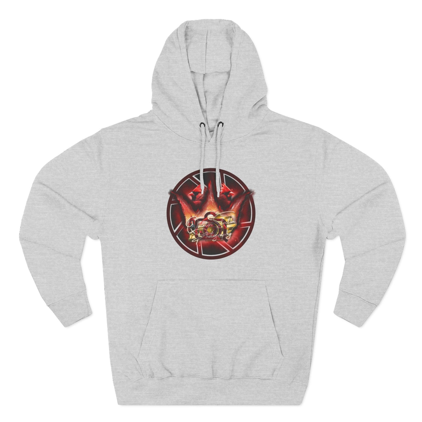 Quinton Stocton Photography Cardinal Crown Logo Hoodie – DTFlex Graphic Pullover