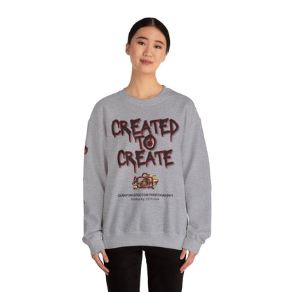 Created to Create Sweatshirt by Quinton Stocton Photography – DTFlex Graphic Sweatshirt
