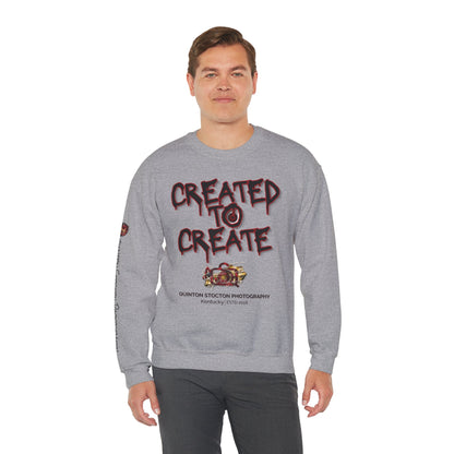 Created to Create Sweatshirt by Quinton Stocton Photography – DTFlex Graphic Sweatshirt