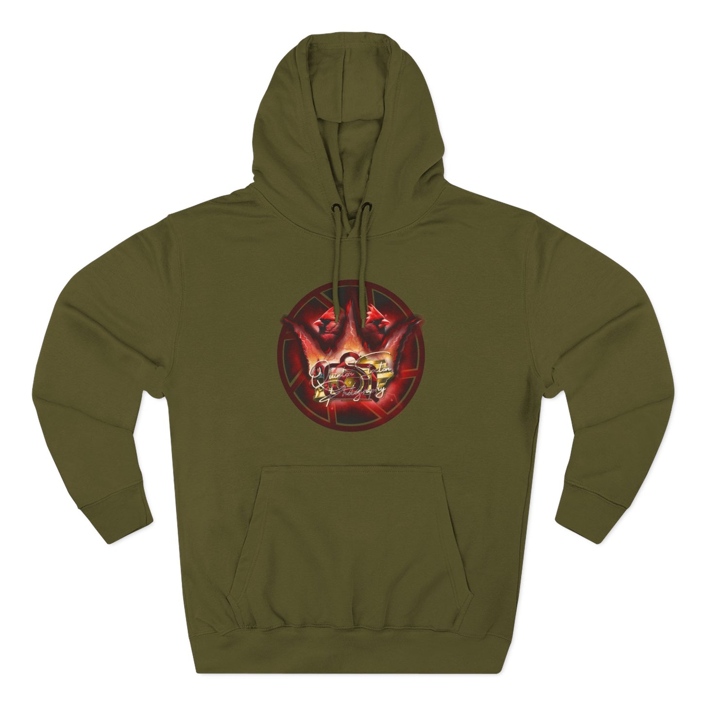 Quinton Stocton Photography Cardinal Crown Logo Hoodie – DTFlex Graphic Pullover
