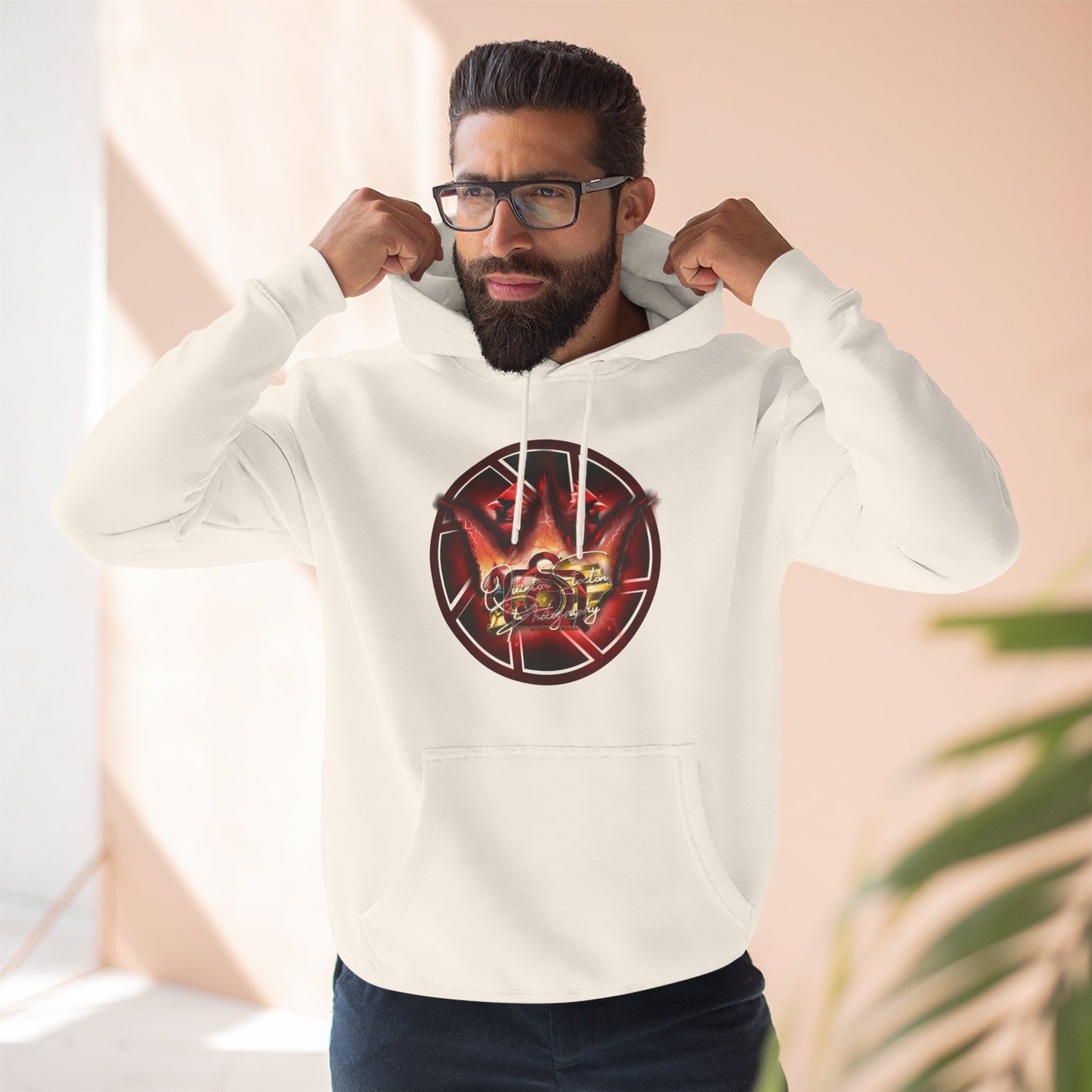 Quinton Stocton Photography Cardinal Crown Logo Hoodie – DTFlex Graphic Pullover