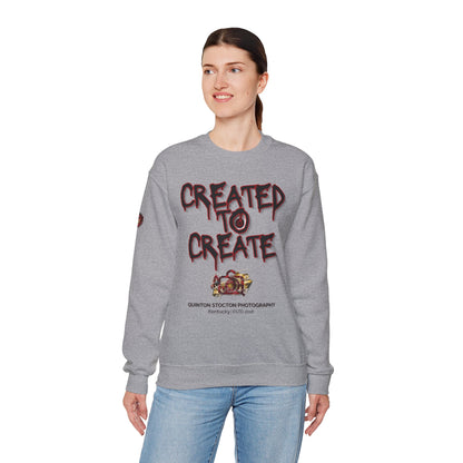 Created to Create Sweatshirt by Quinton Stocton Photography – DTFlex Graphic Sweatshirt
