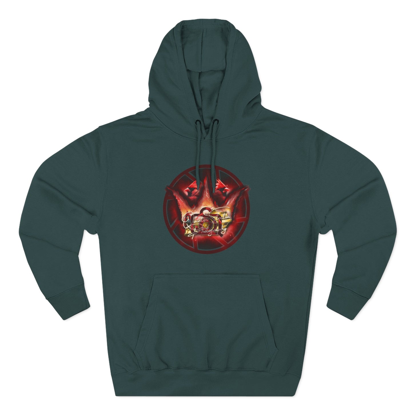 Quinton Stocton Photography Cardinal Crown Logo Hoodie – DTFlex Graphic Pullover
