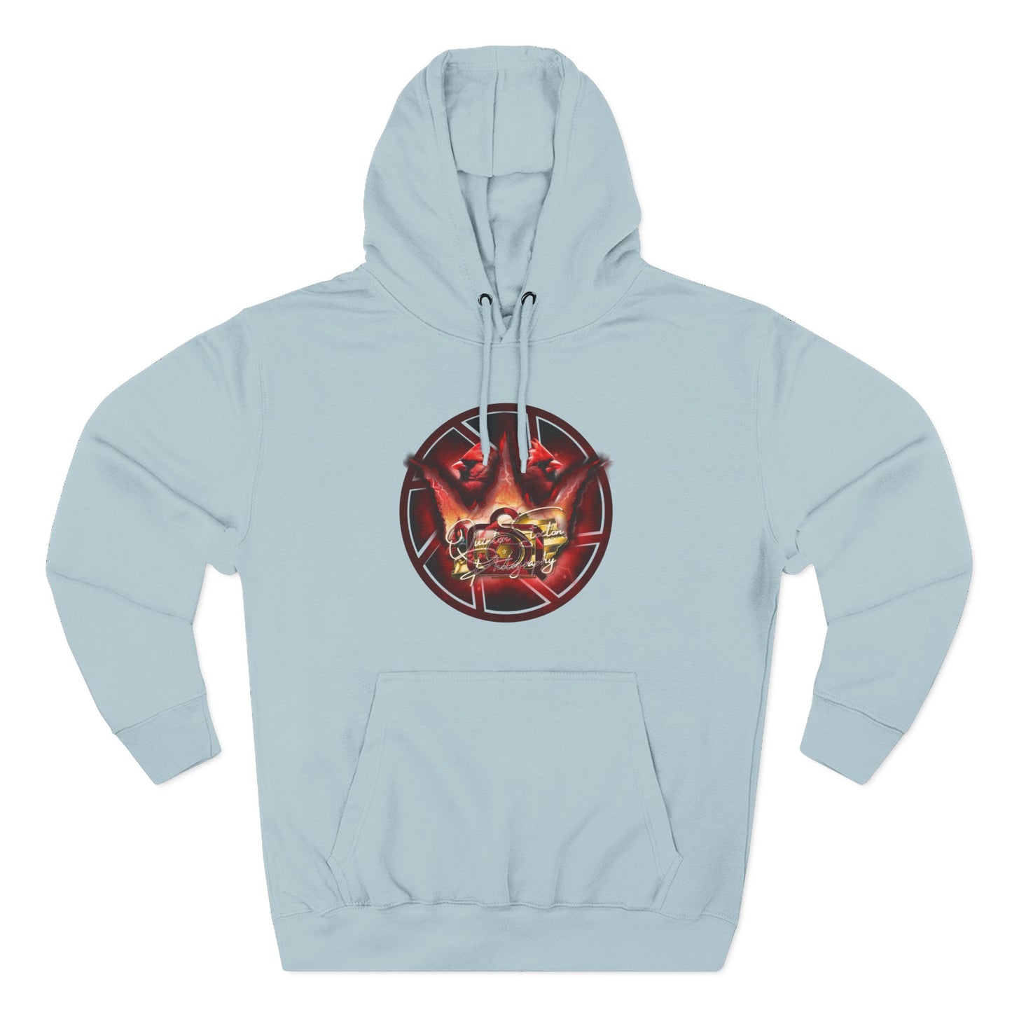 Quinton Stocton Photography Cardinal Crown Logo Hoodie – DTFlex Graphic Pullover