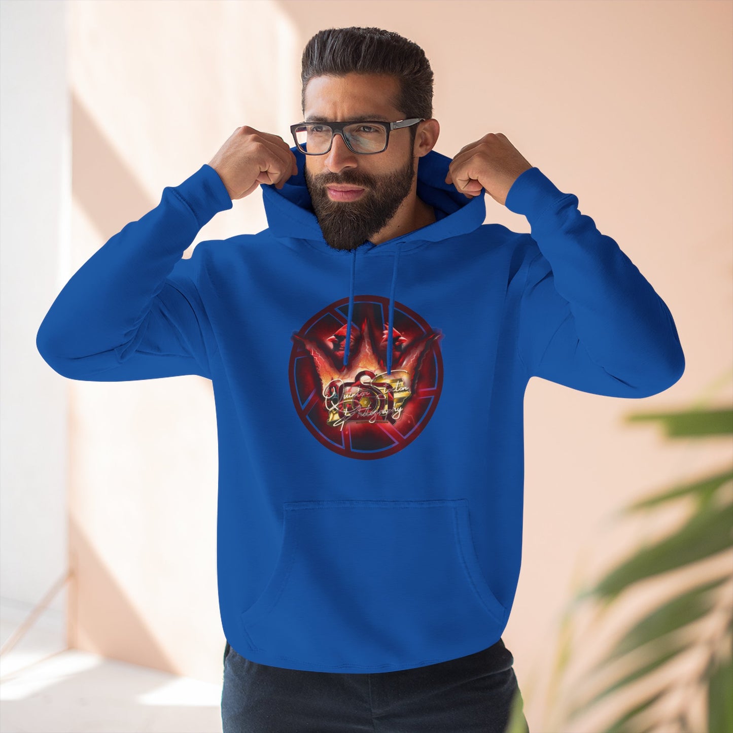 Quinton Stocton Photography Cardinal Crown Logo Hoodie – DTFlex Graphic Pullover
