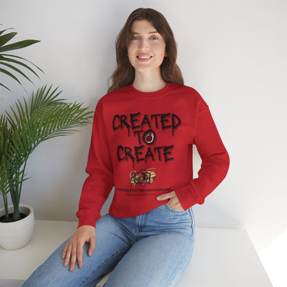 Created to Create Sweatshirt by Quinton Stocton Photography – DTFlex Graphic Sweatshirt