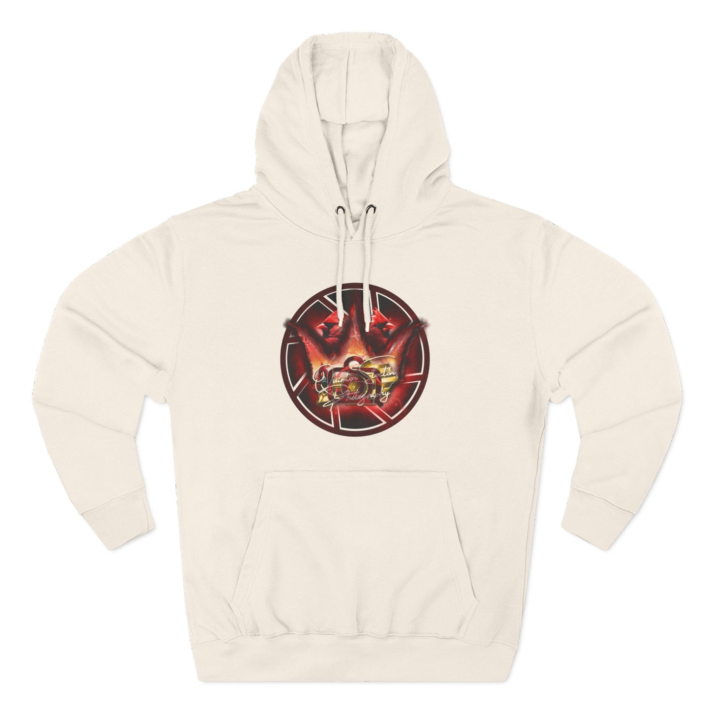 Quinton Stocton Photography Cardinal Crown Logo Hoodie – DTFlex Graphic Pullover