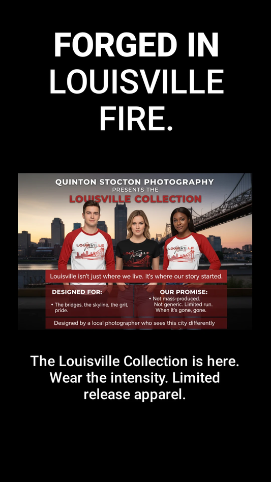 Louisville, Ky 3/4 T-Shirt “Bluegrass Collection” by Quinton Stocton Photography