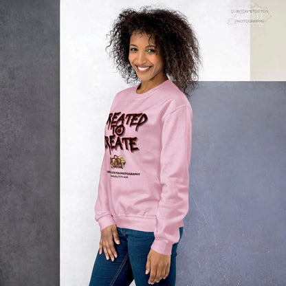 Artistic Graphic Design - Created to Create - Crewneck Sweatshirt - Unisex Heavy Blend - Quinton  Stocton Photography Quinton Stocton Photography Sweatshirt  Quinton Stocton Photography