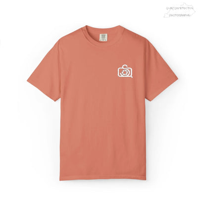 Comfort Colors 1717 Unisex Tee Left Chest Quinton Stocton Photography Monogram Logo by Printify T-Shirt 33.99 Quinton Stocton Photography Terracotta / 2XL