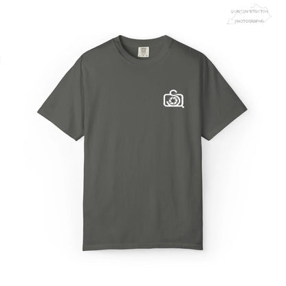 Comfort Colors 1717 Unisex Tee Left Chest Quinton Stocton Photography Monogram Logo by Printify T-Shirt 39.99 Quinton Stocton Photography Pepper / 4XL