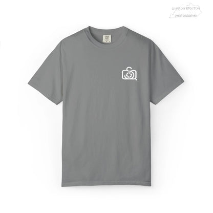 Comfort Colors 1717 Unisex Tee Left Chest Quinton Stocton Photography Monogram Logo by Printify T-Shirt 39.99 Quinton Stocton Photography Grey / 4XL