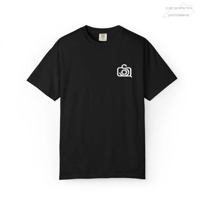 Comfort Colors 1717 Unisex Tee Left Chest Quinton Stocton Photography Monogram Logo by Printify T-Shirt 39.99 Quinton Stocton Photography Black / 4XL