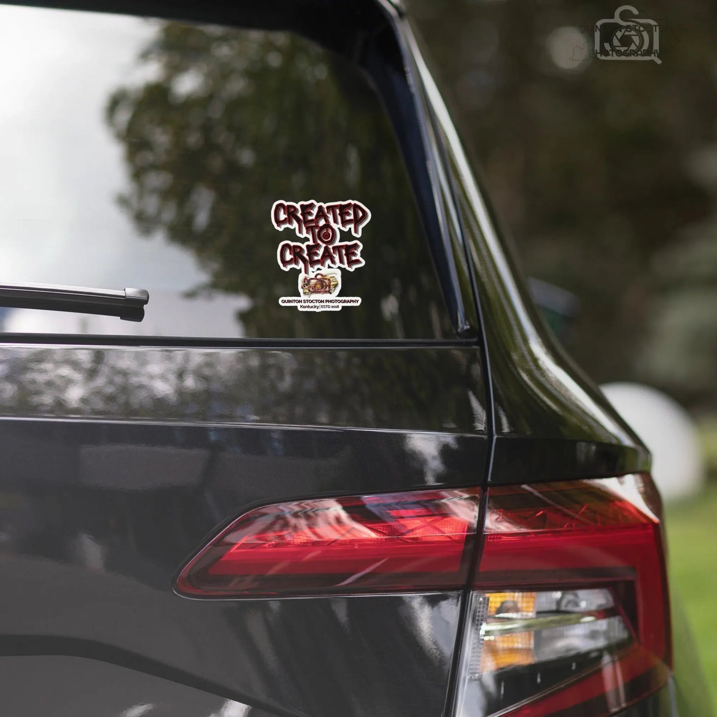 “Created to Create” Bubble-free stickers by Quinton Stocton Photography Quinton Stocton Photography STICKER  Quinton Stocton Photography