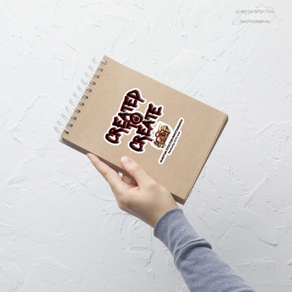 “Created to Create” Bubble-free stickers by Quinton Stocton Photography Quinton Stocton Photography STICKER  Quinton Stocton Photography