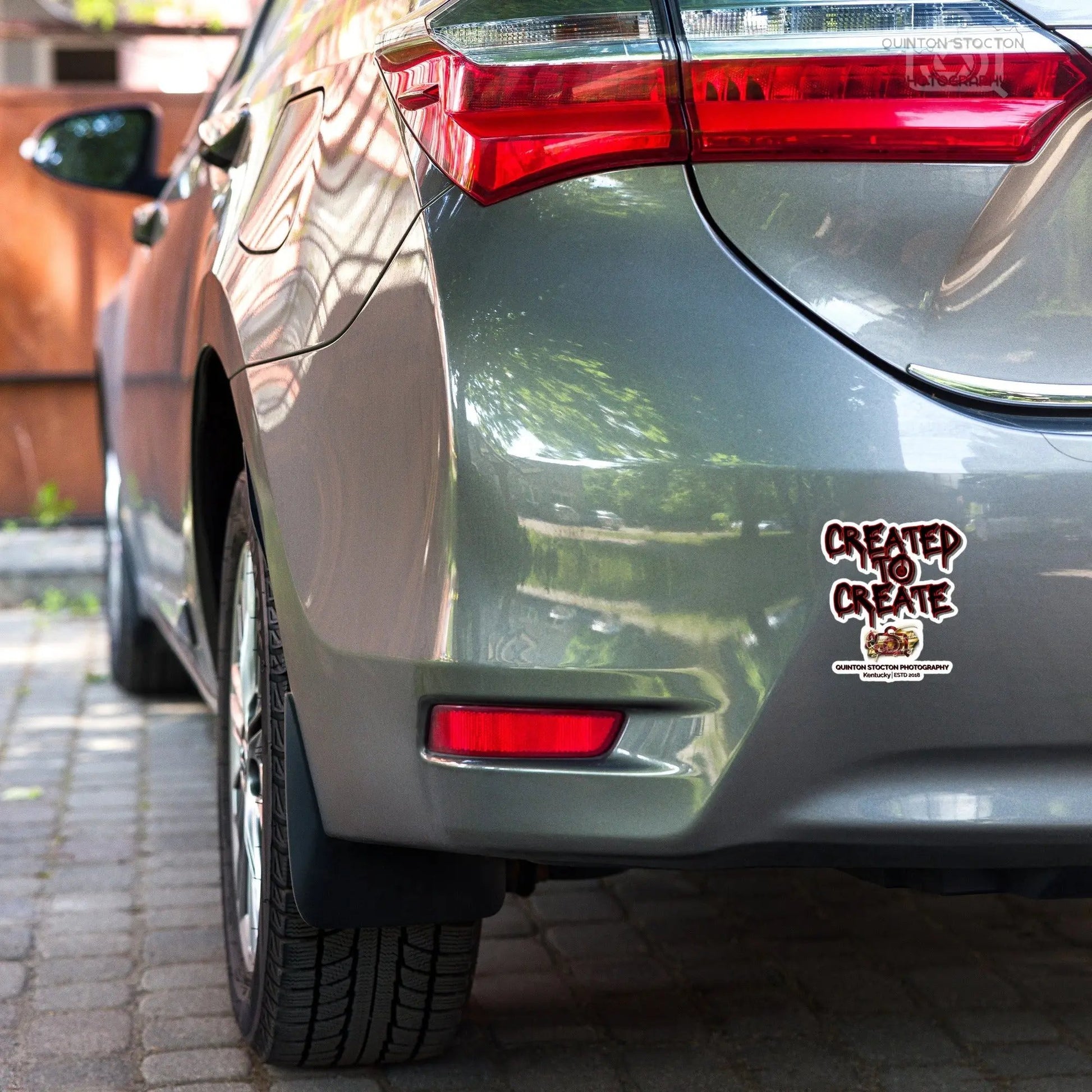 “Created to Create” Bubble-free stickers by Quinton Stocton Photography Quinton Stocton Photography STICKER  Quinton Stocton Photography