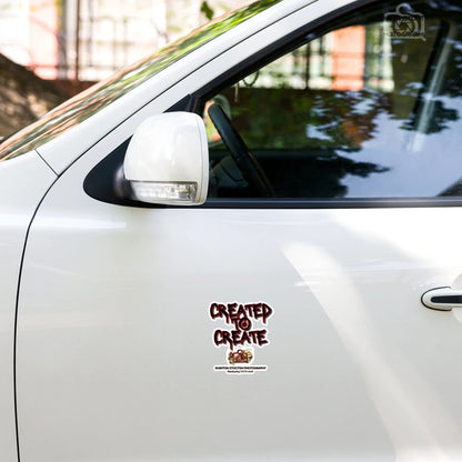 “Created to Create” Bubble-free stickers by Quinton Stocton Photography Quinton Stocton Photography STICKER  Quinton Stocton Photography