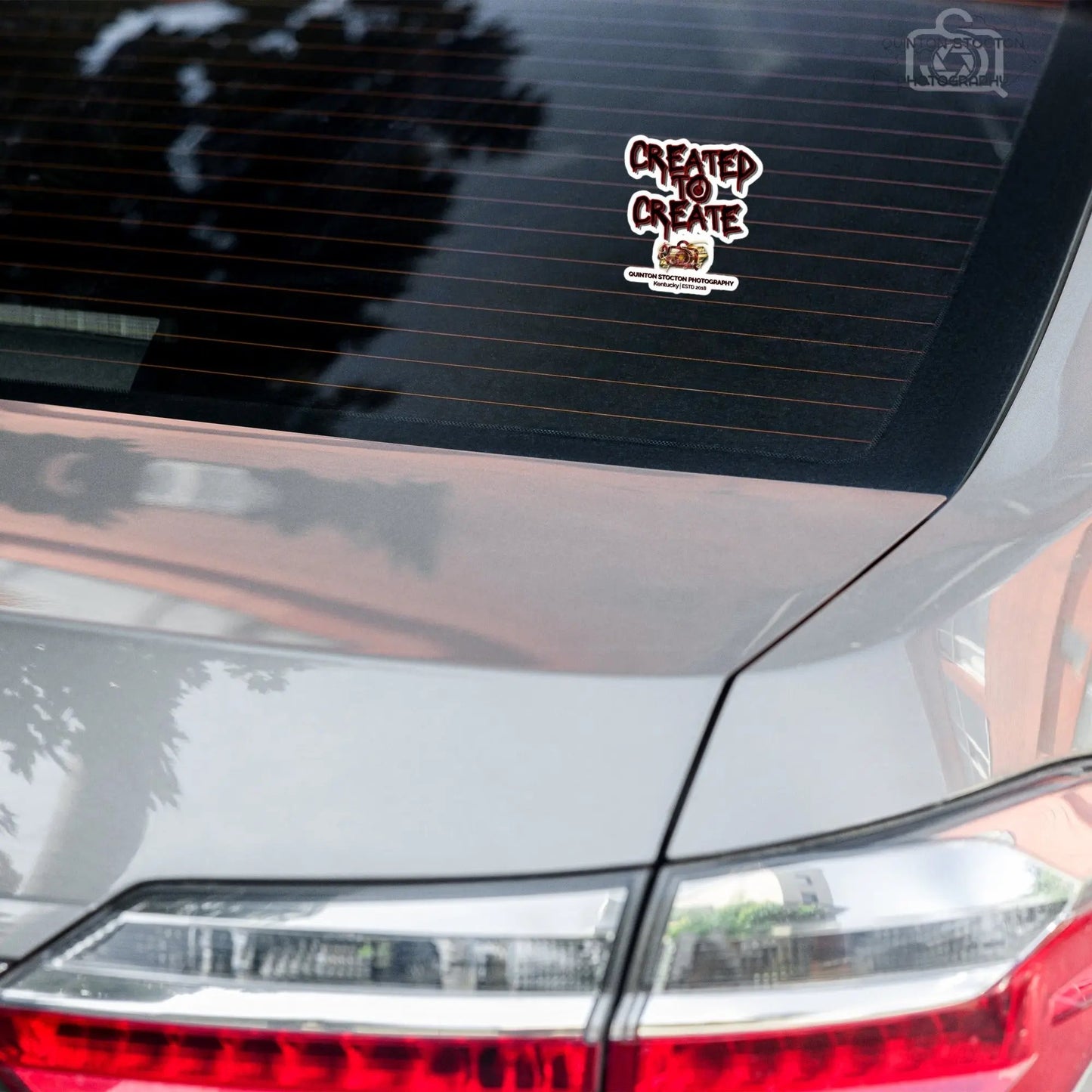 “Created to Create” Bubble-free stickers by Quinton Stocton Photography Quinton Stocton Photography STICKER  Quinton Stocton Photography