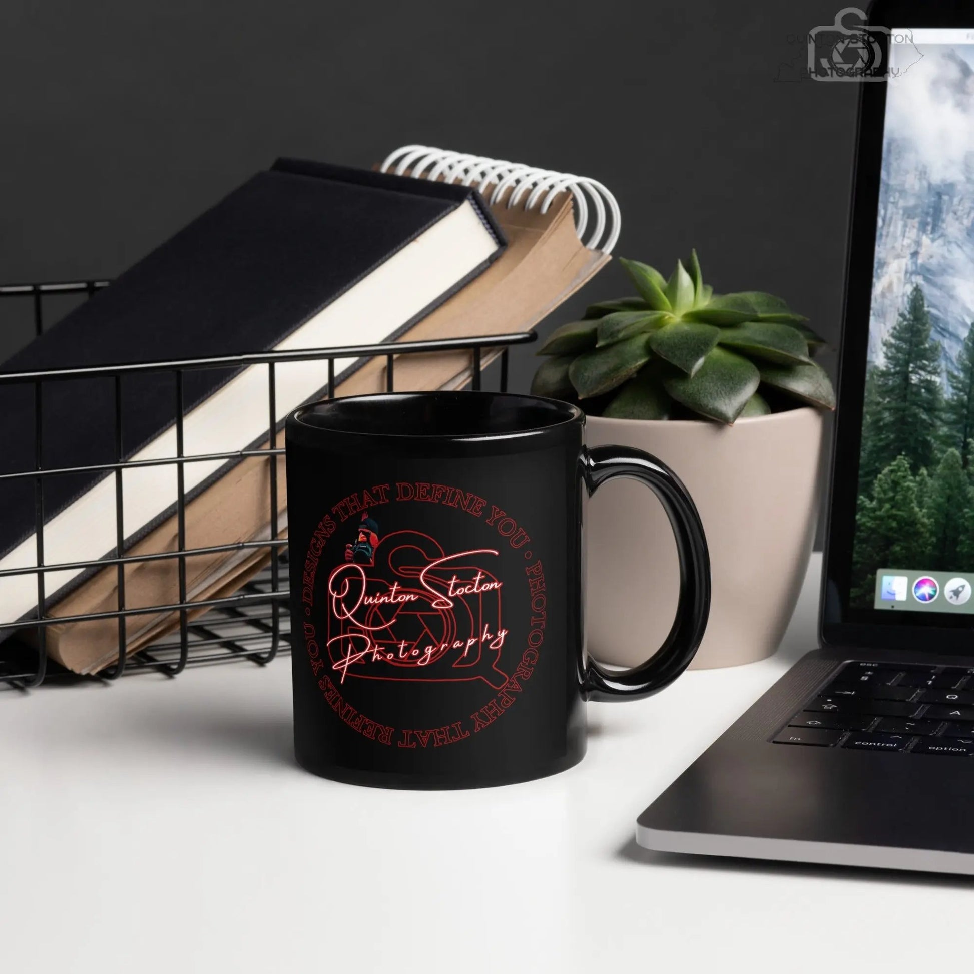 “Designs that define you” Black Glossy Mug- Quinton Stocton Photography Printful Mugs 14.99 Quinton Stocton Photography 11 oz