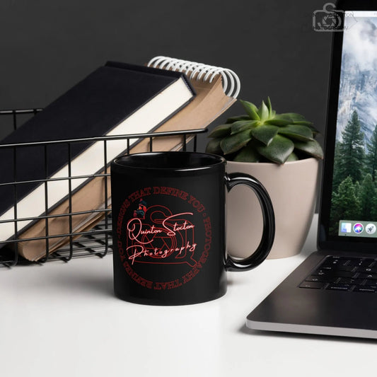 “Designs that define you” Black Glossy Mug- Quinton Stocton Photography Printful Mugs 14.99 Quinton Stocton Photography 11 oz