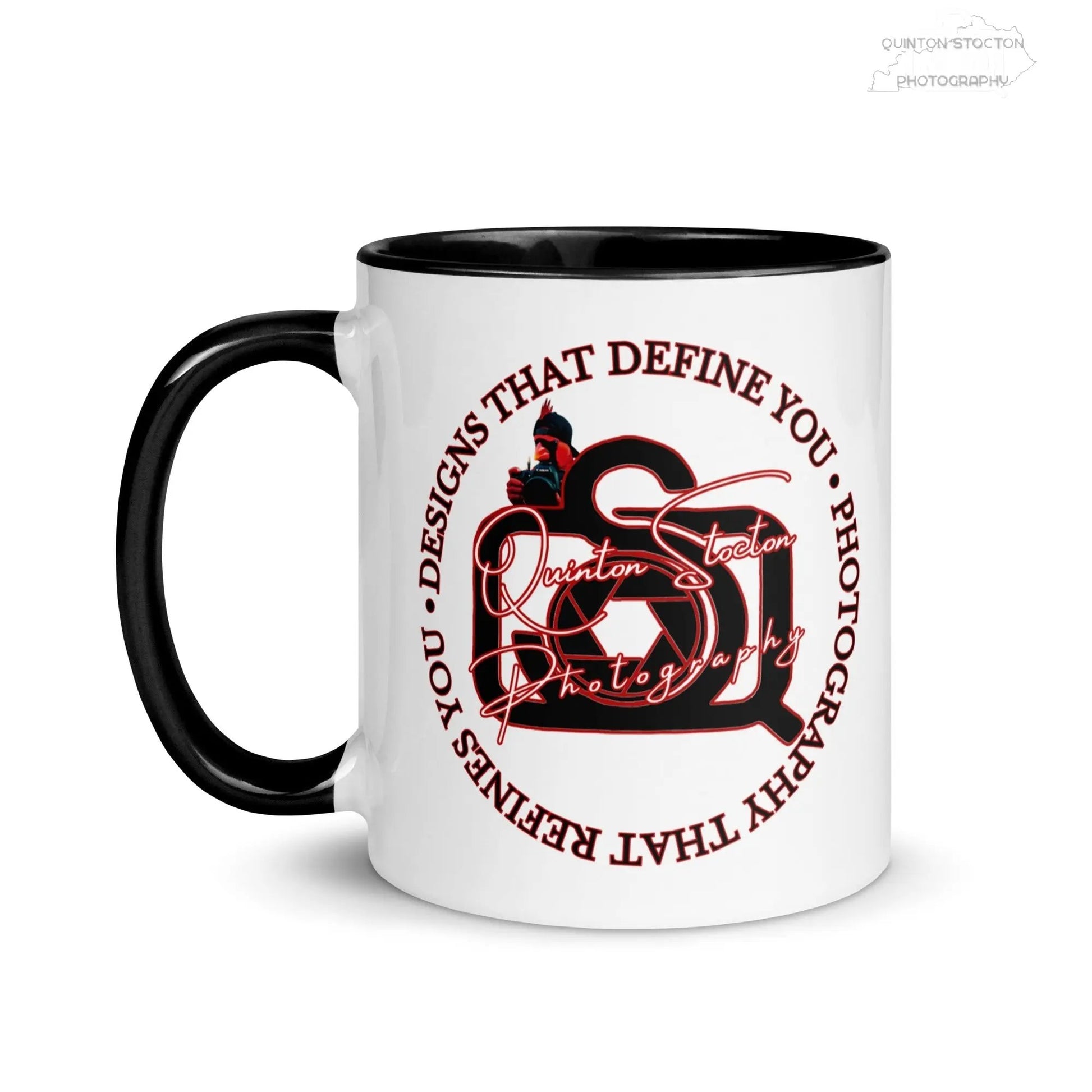 “Designs that define you” Mug with Color Inside - Quinton Stocton Photography Printful   Quinton Stocton Photography