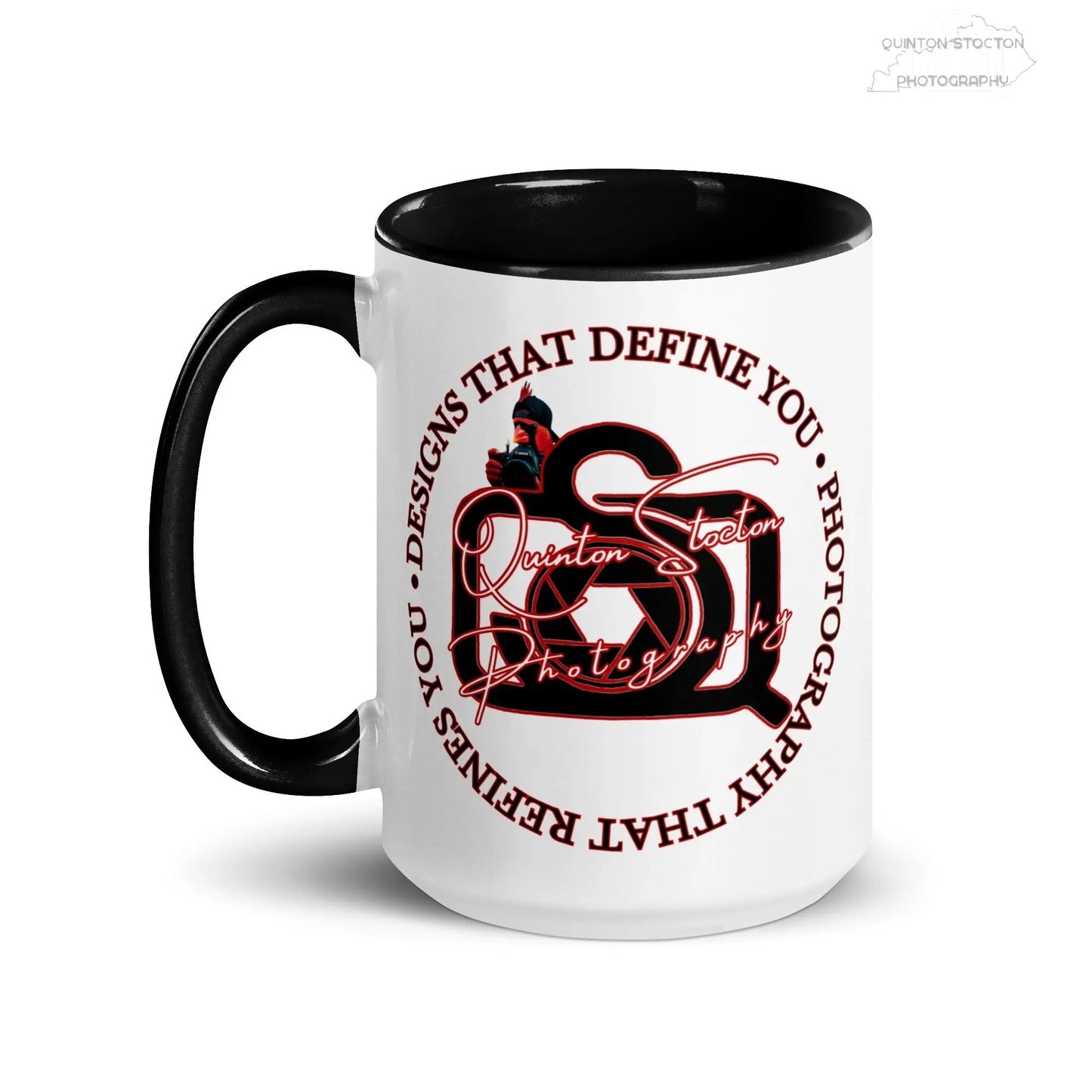 “Designs that define you” Mug with Color Inside - Quinton Stocton Photography Printful   Quinton Stocton Photography