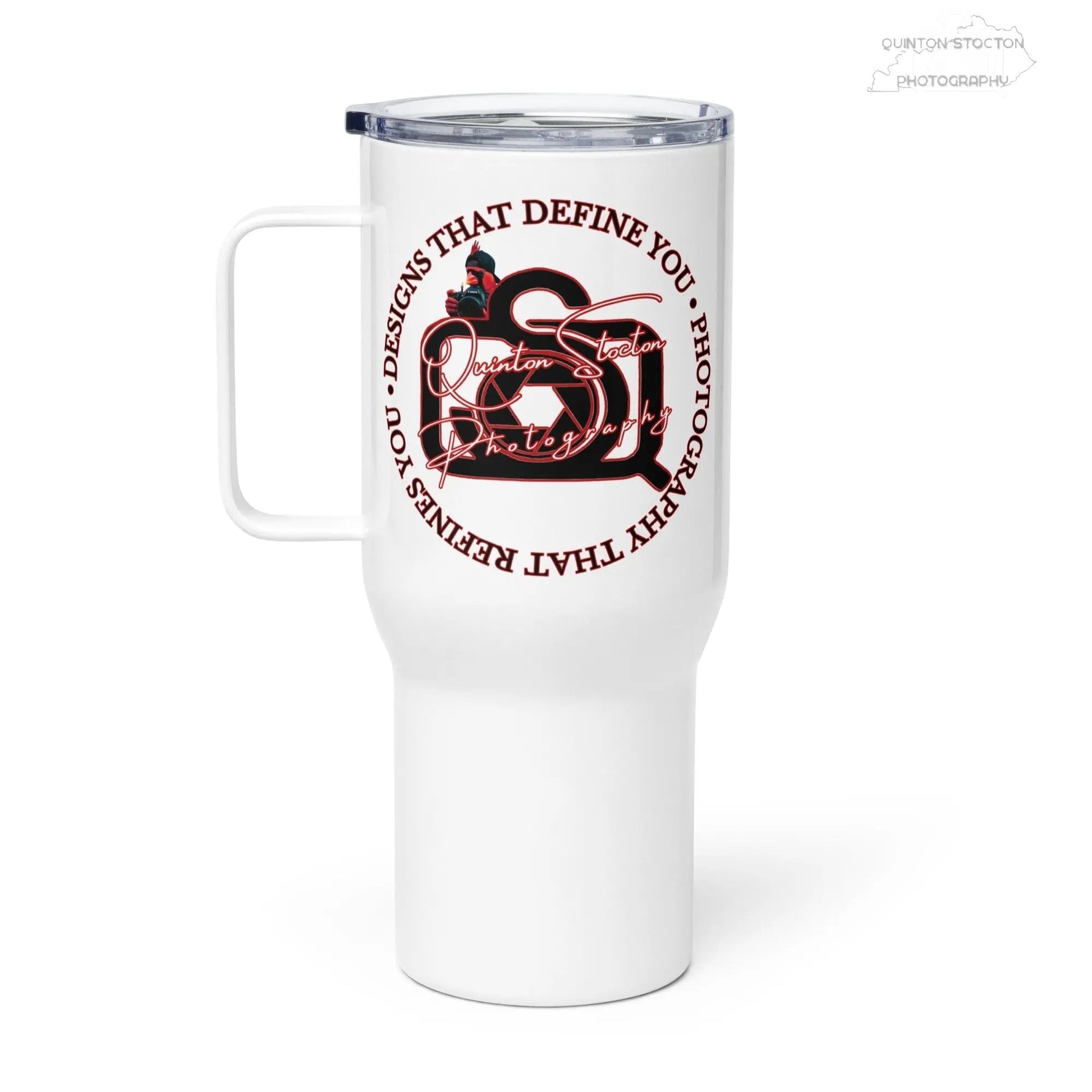 “Designs that define you” Travel mug with a handle - Quinton Stocton Photography Printful Mugs 24.99 Quinton Stocton Photography 25 oz
