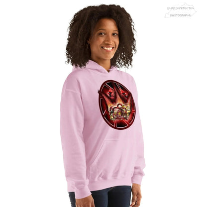 Fleece Hoodie - Quinton Stocton Photography Graphic Design Logo Crown Cardinal Lens Shutter 22 Quinton Stocton Photography Hoodie  Quinton Stocton Photography