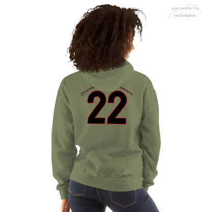 Fleece Hoodie - Quinton Stocton Photography Graphic Design Logo Crown Cardinal Lens Shutter 22 Quinton Stocton Photography Hoodie  Quinton Stocton Photography