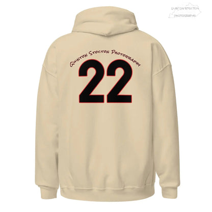 Fleece Hoodie - Quinton Stocton Photography Graphic Design Logo Crown Cardinal Lens Shutter 22 Quinton Stocton Photography Hoodie  Quinton Stocton Photography