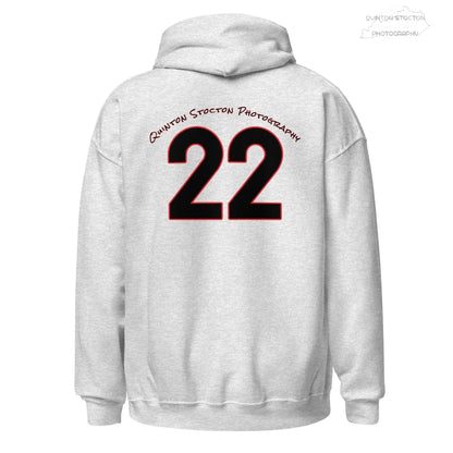 Fleece Hoodie - Quinton Stocton Photography Graphic Design Logo Crown Cardinal Lens Shutter 22 Quinton Stocton Photography Hoodie  Quinton Stocton Photography