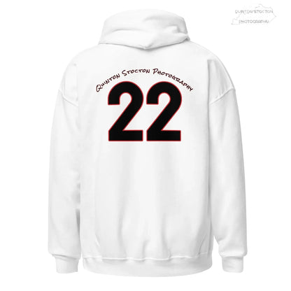 Fleece Hoodie - Quinton Stocton Photography Graphic Design Logo Crown Cardinal Lens Shutter 22 Quinton Stocton Photography Hoodie  Quinton Stocton Photography