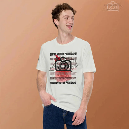 Printful Quinton Stocton Photography DTFlex Graphic Logo Tee - Premium Cotton Comfort - Apparel & Accessories > Clothing > Clothing Tops > T-Shirts T-Shirt-
