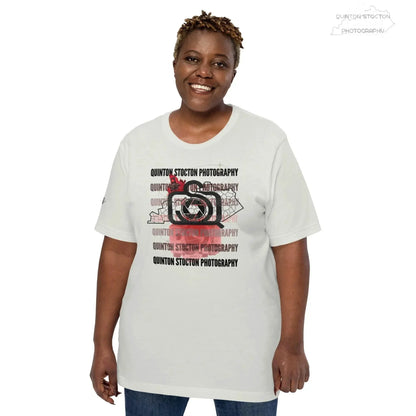 Printful Quinton Stocton Photography DTFlex Graphic Logo Tee - Premium Cotton Comfort - Apparel & Accessories > Clothing > Clothing Tops > T-Shirts T-Shirt-