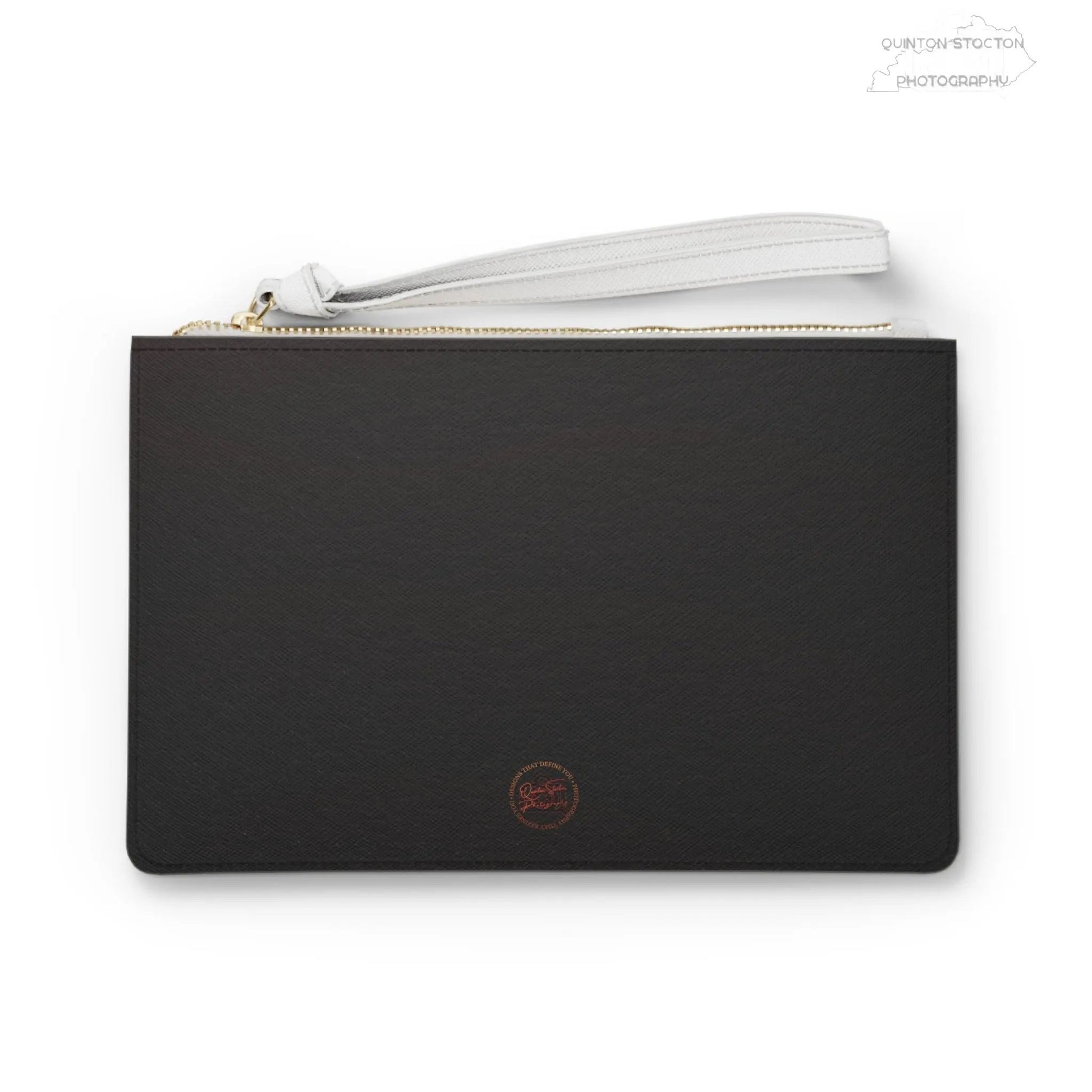 Minimalist Black Leather Clutch Bag – Sleek Wristlet Purse from Quinton Stocton Photography’s “Digital Artisan Elite” limited series Printify Bags 29.99 Quinton Stocton Photography One size