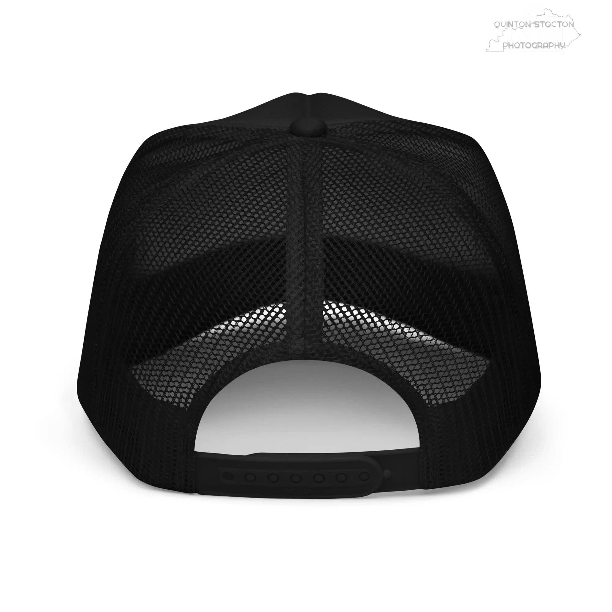 Printful Quinton Stocton Photography Mesh Foam Adjustable DTFlex Trucker Hat - Comfort - Apparel & Accessories > Clothing Accessories > Hats > Trucker Hats Hat-