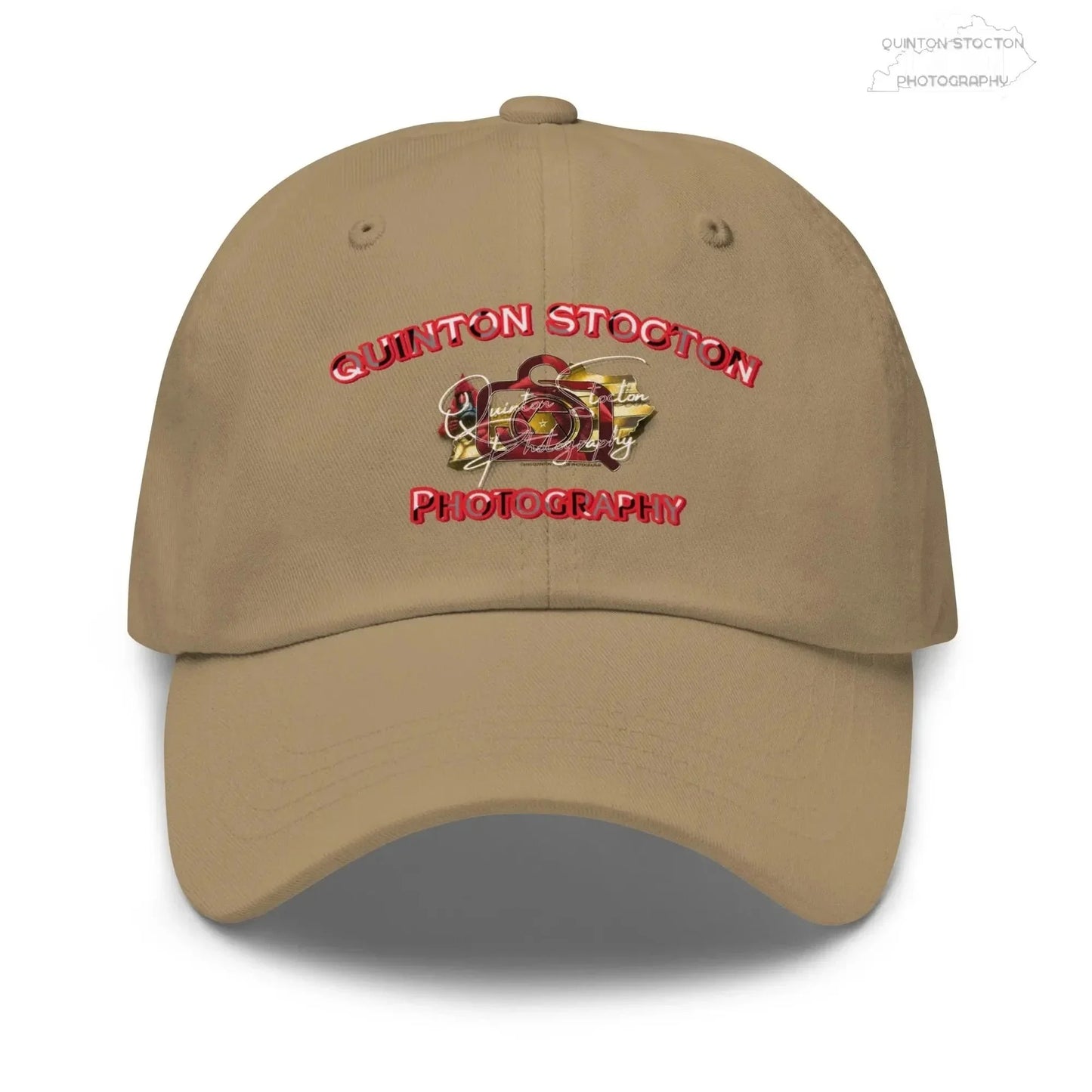 Printful Quinton Stocton Photography DTFlex Logo Hat - Adjustable Cotton Twill - Apparel & Accessories > Clothing Accessories > Hats > Baseball Caps Hat-