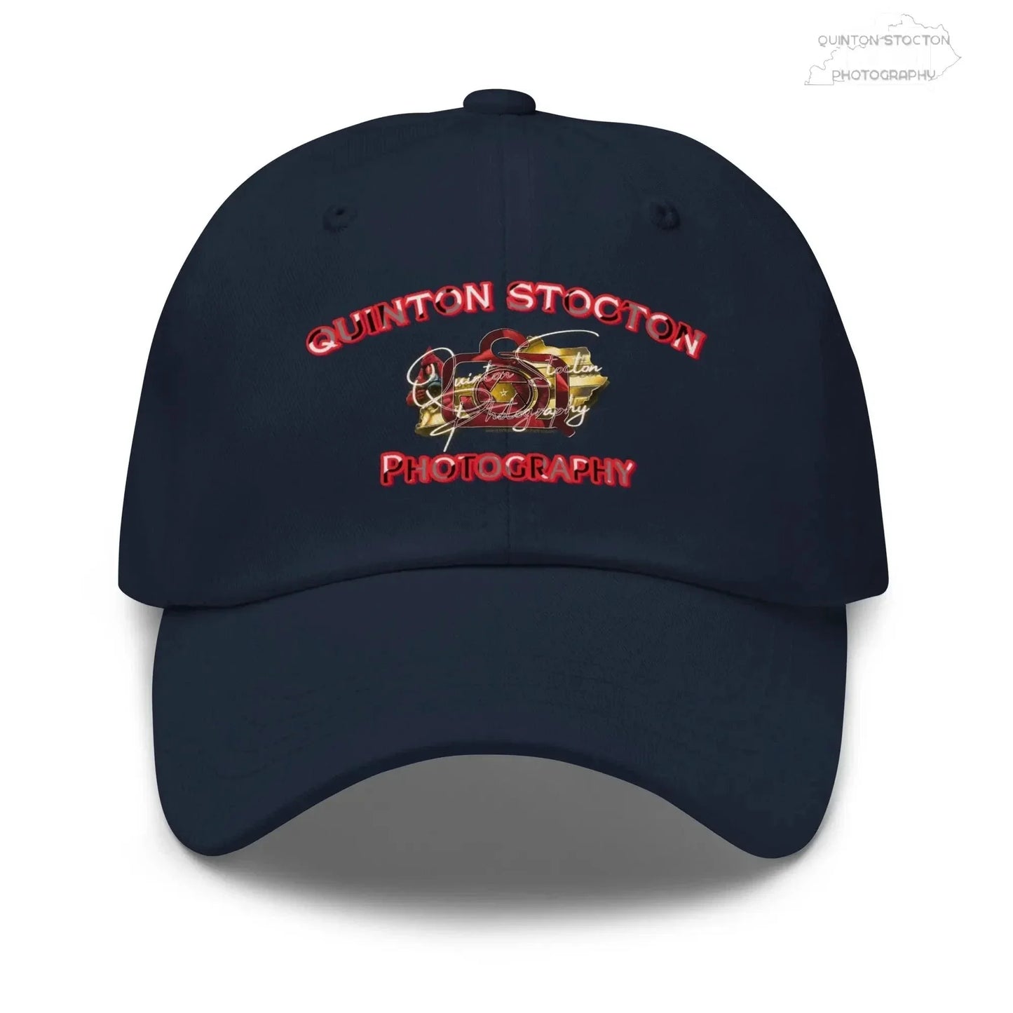 Printful Quinton Stocton Photography DTFlex Logo Hat - Adjustable Cotton Twill - Apparel & Accessories > Clothing Accessories > Hats > Baseball Caps Hat-